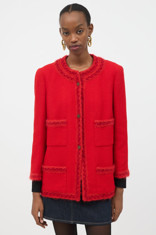 Chanel Fall 1998 Wool Chain Button Jacket