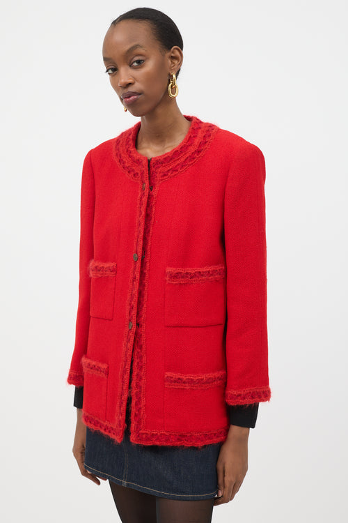 Chanel Fall 1998 Wool Chain Button Jacket