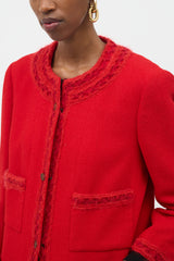 Chanel Fall 1998 Wool Chain Button Jacket