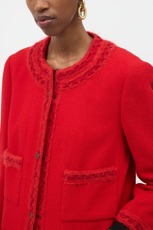 Chanel Fall 1998 Wool Chain Button Jacket