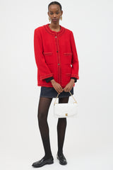 Chanel Fall 1998 Wool Chain Button Jacket