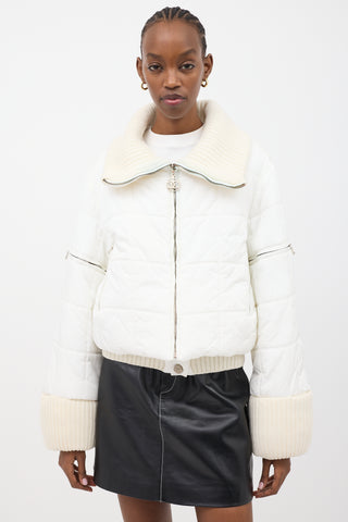 Chanel Fall 2000 Convertible Puffer Jacket