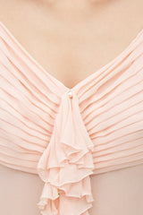 Chanel Fall 2003 Pink Ruffle Halter Top