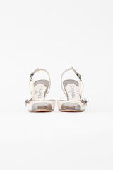Chanel Fall 2004 Taupe & Pink Slingback Heel
