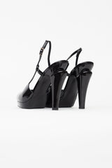 Chanel Fall 2008 Black & White Patent Slingback Heel