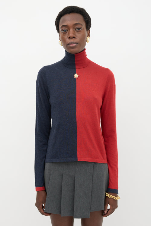 Chanel Fall 2009 Cashmere Colour Block Sweater