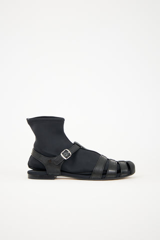 Chanel SS 2012 Jelly & Neoprene CC Sandal