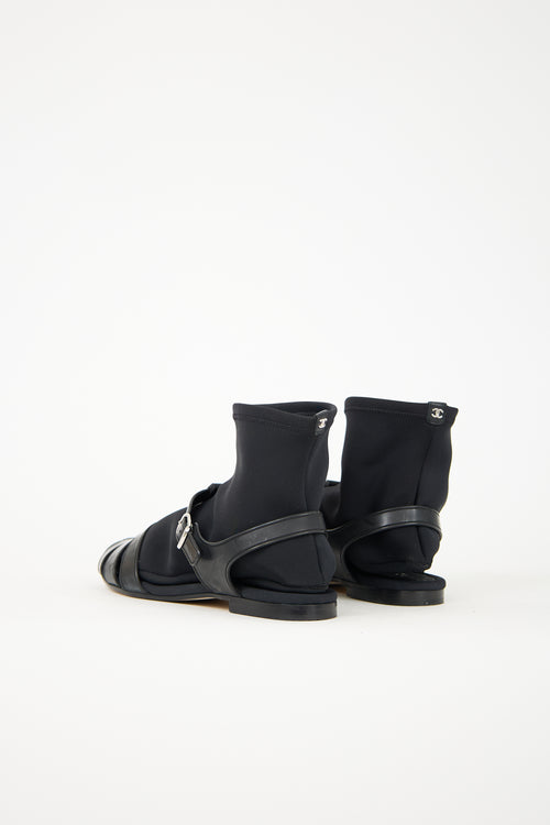 Chanel SS 2012 Jelly & Neoprene CC Sandal