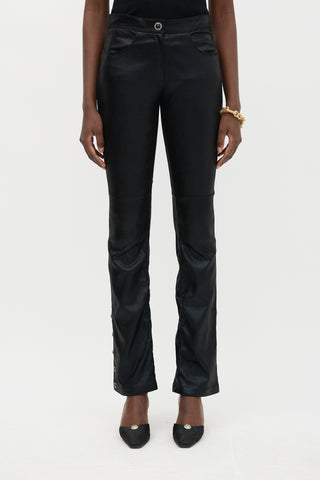Chanel Glitter Suede Bootcut Trouser