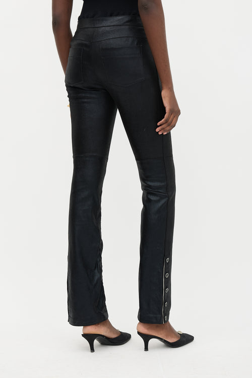 Chanel Glitter Suede Bootcut Trouser