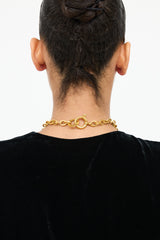 Chanel Spring 1995 Heart Loupe Necklace
