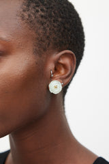 Chanel SS 2002 Camelia CC Earrings