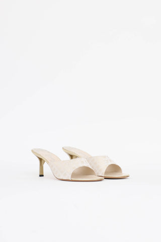 Chanel Travel Ligne Heeled Mule