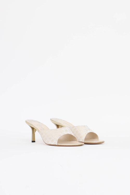 Chanel Travel Ligne Heeled Mule