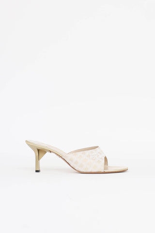 Chanel Travel Ligne Heeled Mule