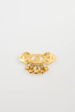 Chanel S/S 1995 CC Bell Brooch