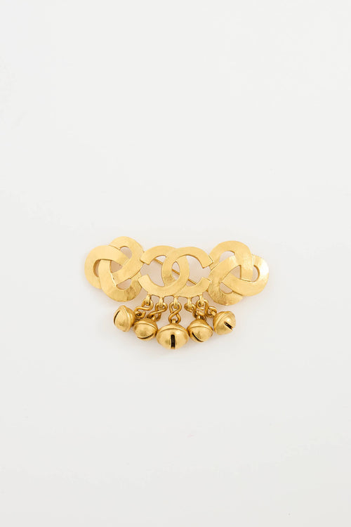 Chanel S/S 1995 CC Bell Brooch