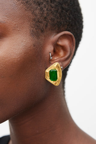 Chanel FW 1997 Faux Gem Earrings