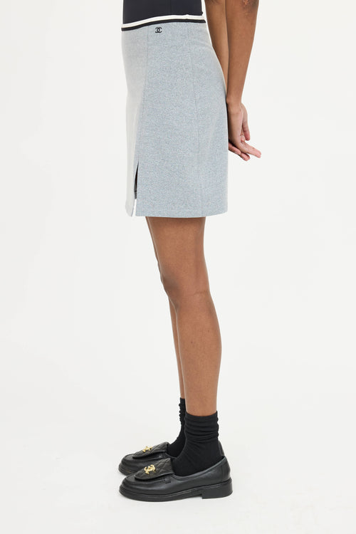 Chanel 1998 Jersey Mini Skirt