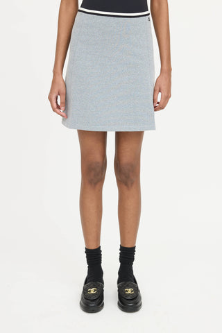 Chanel 1998 Jersey Mini Skirt