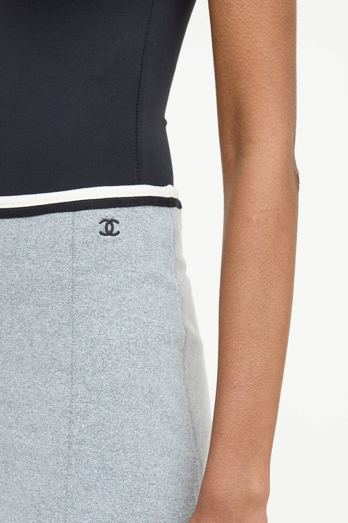 Chanel 1998 Jersey Mini Skirt