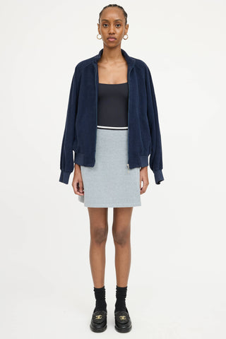 Chanel 1998 Jersey Mini Skirt