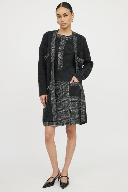 Chanel 2010 Cashmere Button Up Top