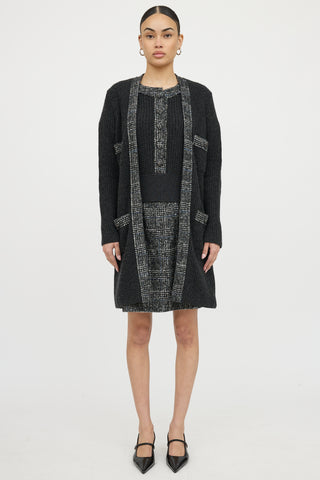Chanel 2008 Cashmere Button Up Top