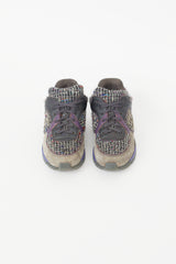 Chanel Grey & Multicolour Tweed CC Sneaker