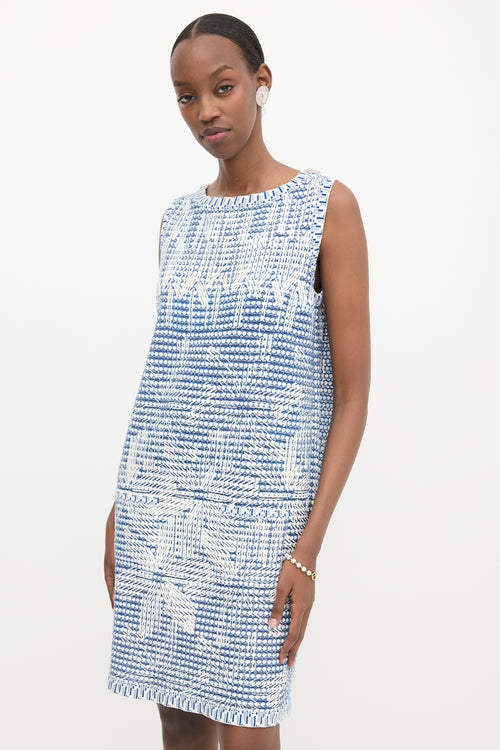Chanel Jacquard Knit Shift Dress