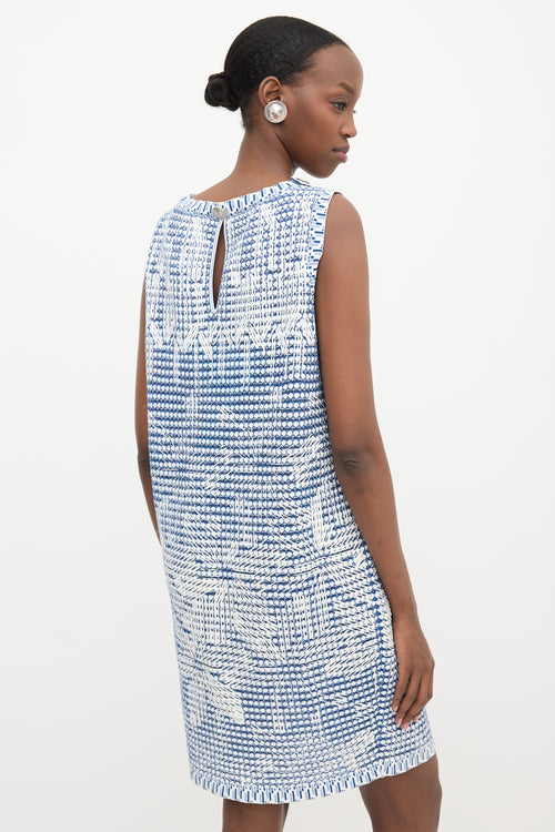 Chanel Jacquard Knit Shift Dress