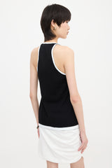 Chanel Jersey Painted Tank Top