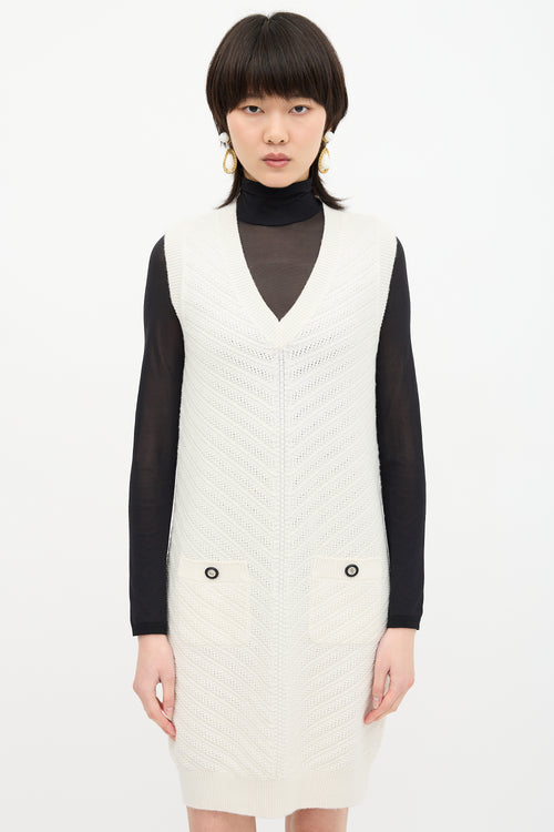 Chanel Knit Cashmere Dress