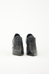 Chanel 2018 Leather CC Oxford Bootie