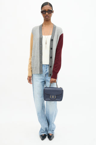 Chanel Leather Archi Chic Flap Bag