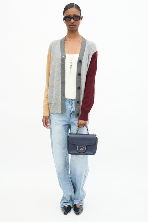 Chanel Leather Archi Chic Flap Bag