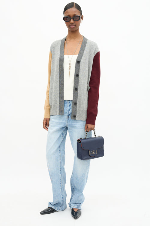 Chanel Leather Archi Chic Flap Bag