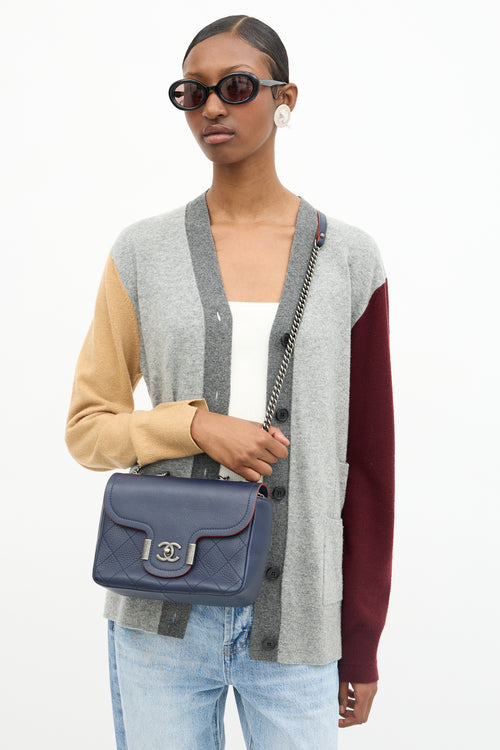 Chanel Leather Archi Chic Flap Bag