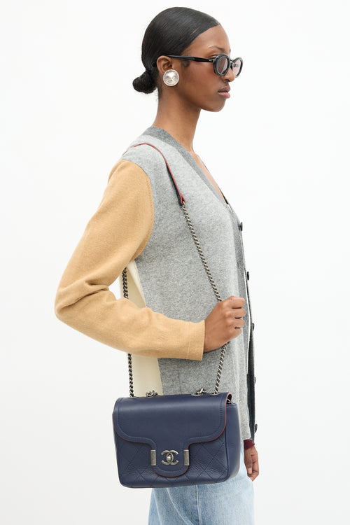 Chanel Leather Archi Chic Flap Bag