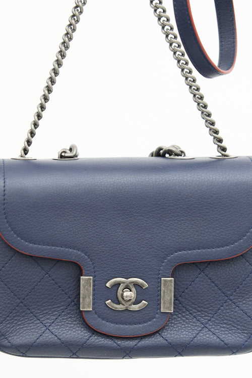 Chanel Leather Archi Chic Flap Bag