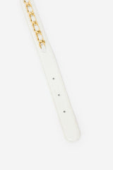 Chanel Leather Braided Chain Belt