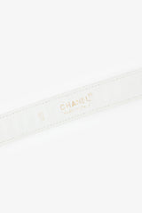 Chanel Leather Braided Chain Belt