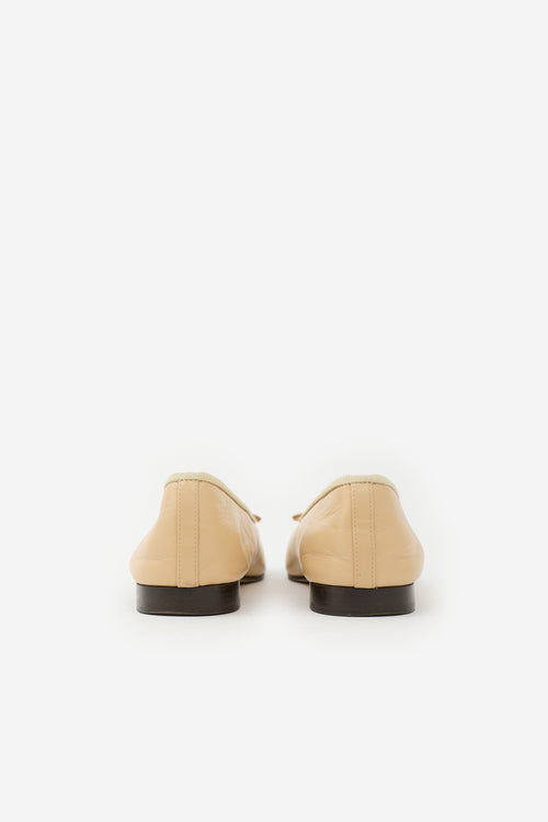 Chanel Leather CC Ballet Flat