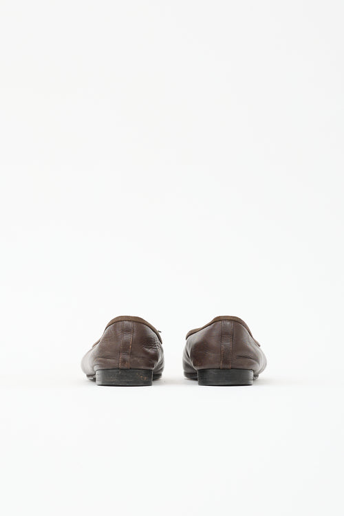 Chanel Leather CC Ballet Flat