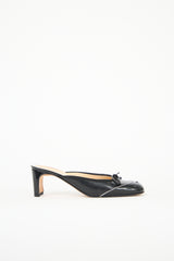 Chanel Leather CC Ballet Mule