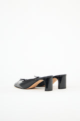 Chanel Leather CC Ballet Mule