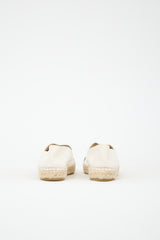 Chanel Leather CC Espadrille Flat
