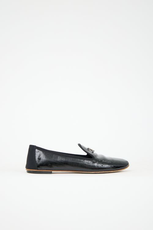 Chanel Patent Leather CC Loafer