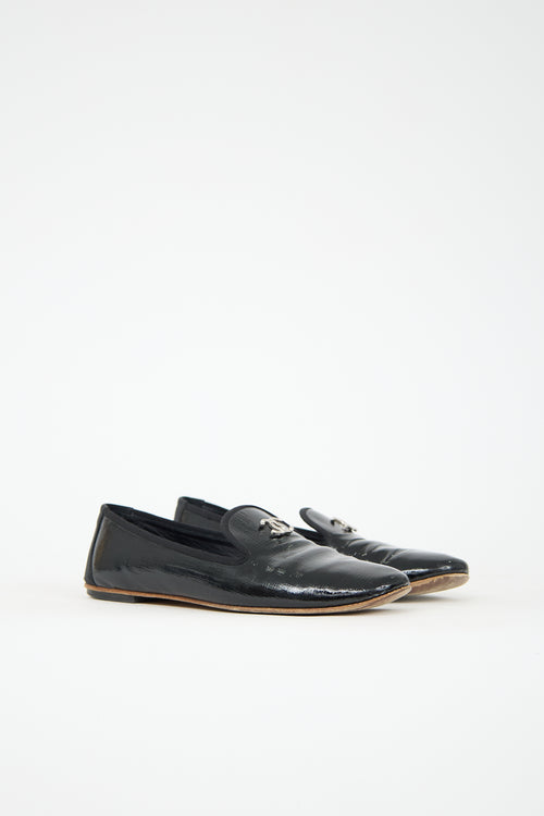 Chanel Patent Leather CC Loafer