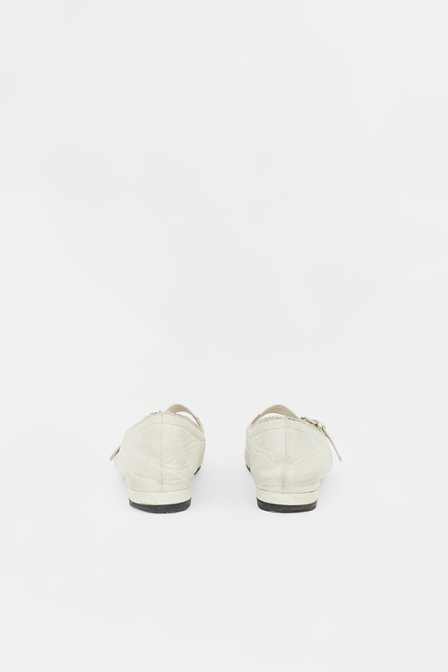 Chanel Leather CC Mary Jane Flat